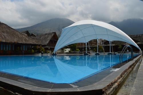 The swimming pool at or close to Kampung Sumber Alam Garut