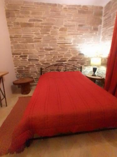 Postel nebo postele na pokoji v ubytování Thodis villa's