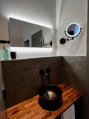 Dapur atau dapur kecil di Hotel Drei Höfe