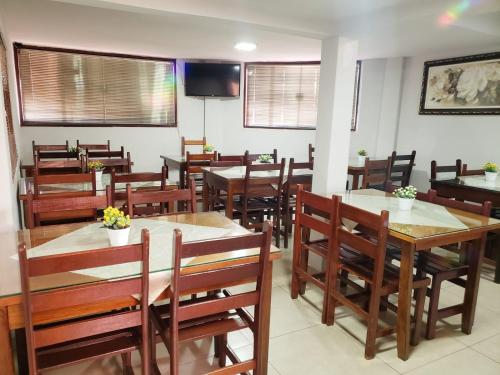 Restoran atau tempat lain untuk makan di Hotel Portela I -Barretos