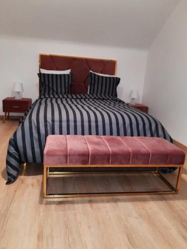 Ένα ή περισσότερα κρεβάτια σε δωμάτιο στο Luxury suite maladiere 2