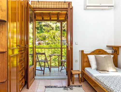 A bed or beds in a room at Casa Gaia
