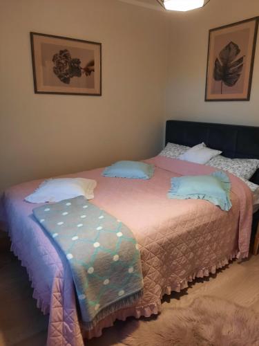 1 dormitorio con 2 camas en una habitación en Apartament Jak w Domu en Zamość