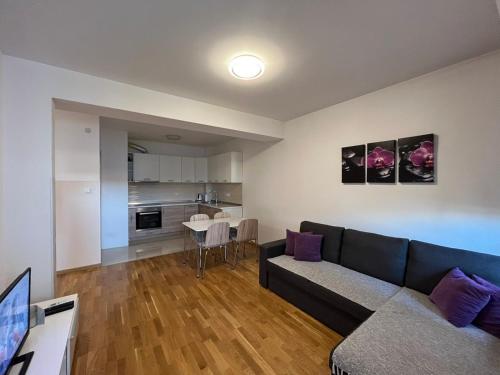 Η κουζίνα ή μικρή κουζίνα στο Apartman Lukana
