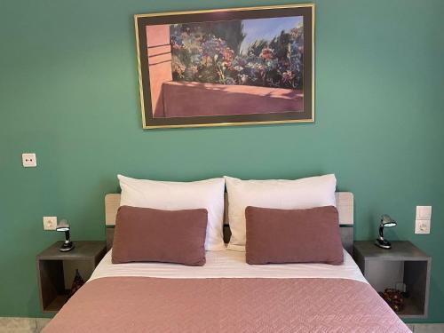 Postel nebo postele na pokoji v ubytování Kissamos Nice Apartment2