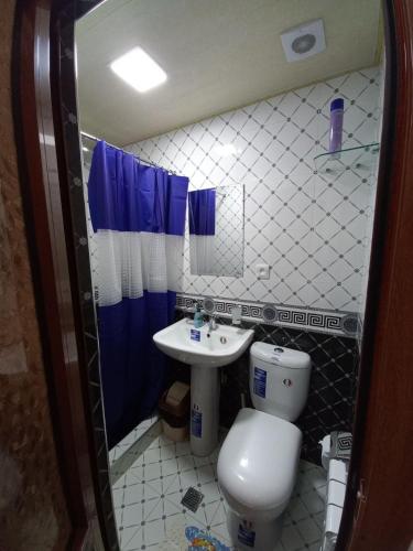 Koupelna v ubytování Yusuf Gold House