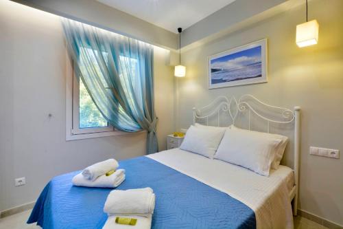 A bed or beds in a room at Casa Margarita