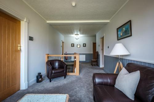 A seating area at Westergate House