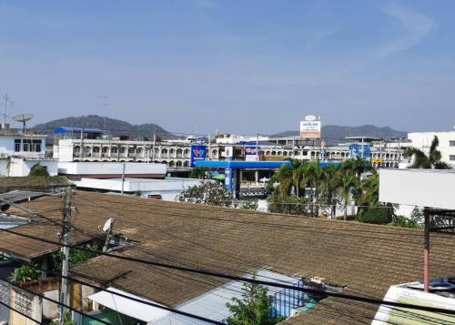 a view of a city with buildings in the background at Bankaina in Hua Hin