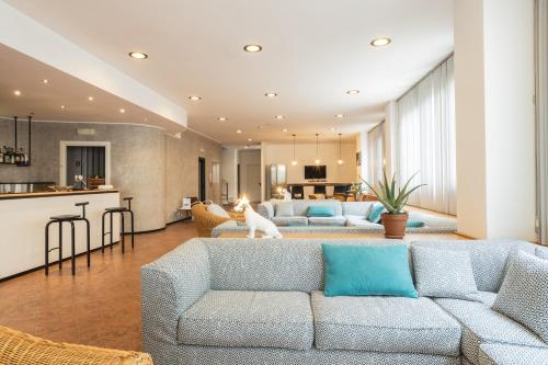 Posezení v ubytování B&B Moresco