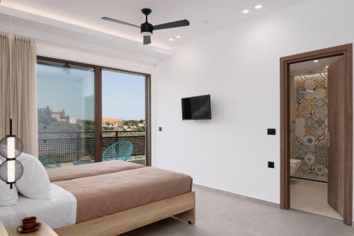 Posteľ alebo postele v izbe v ubytovaní O-Cyanea Villa with Heated Pool
