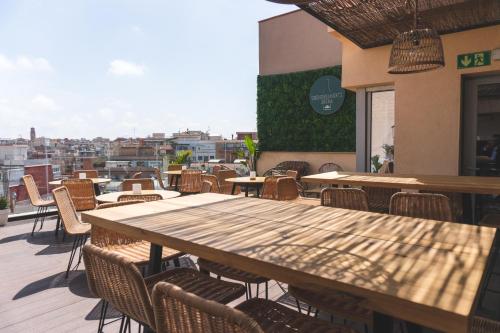 Балкон или терраса в Arya Stadium Hotel