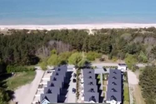 Pohľad z vtáčej perspektívy na ubytovanie House 100 m to the sea in Monciske, free parking