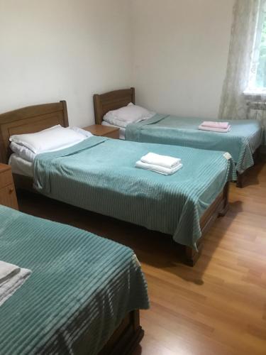 Guest House Gogia tesisinde bir odada yatak veya yataklar
