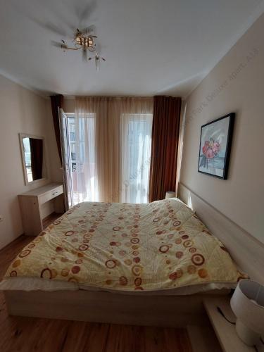 Ένα ή περισσότερα κρεβάτια σε δωμάτιο στο DPark Apartament