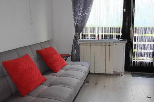 Ruang duduk di Apartments Tatjana