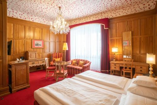 Postel nebo postele na pokoji v ubytování Hotel König von Ungarn