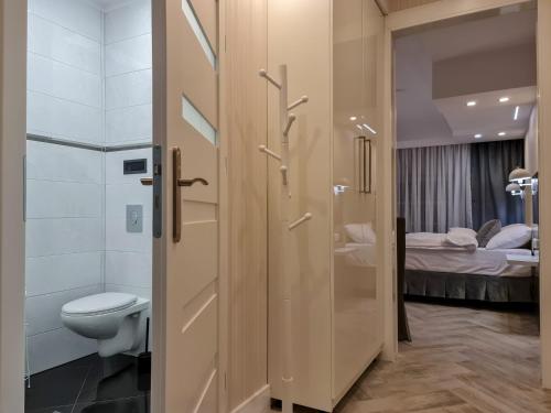 Ένα μπάνιο στο Apartamenty Hayduk