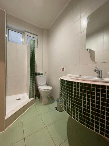 Bilik mandi di Hotel complex Lenivaya Vera