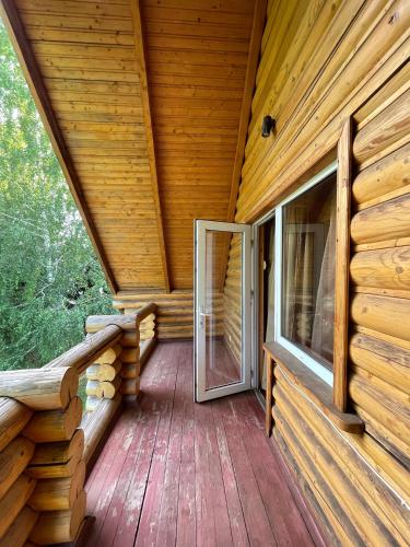 Balkoni atau teres di Hotel complex Lenivaya Vera