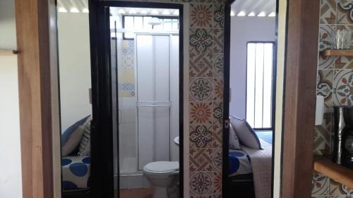 Kúpeľňa v ubytovaní Cabañas en el Bosque