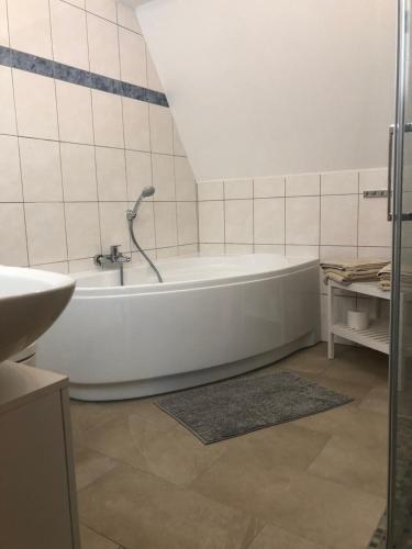 Koupelna v ubytování Wohnen Am Solbad III