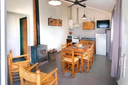 Dapur atau dapur kecil di Cabañas Dolce Vita I
