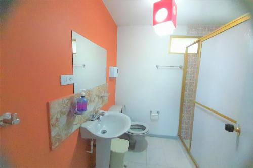Ванная комната в Casa Jaguar Manizales sector Cable