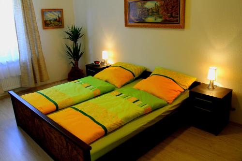 Postel nebo postele na pokoji v ubytování Haus Veni