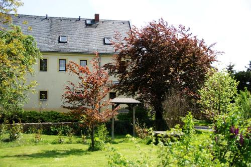 Zahrada ubytování Schwalbennest Kaisitz