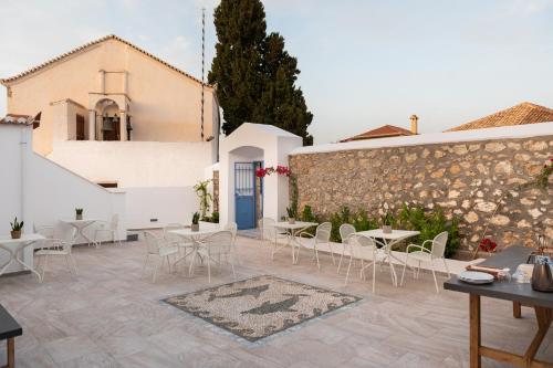 Patio nebo venkovní prostory v ubytování Lumiére spetses