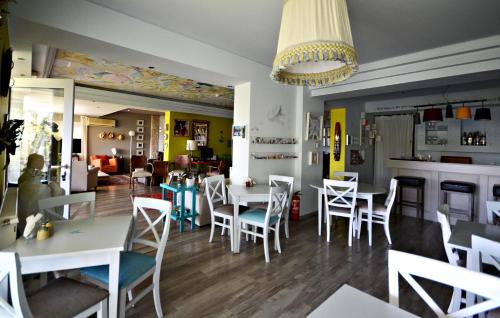 Εστιατόριο ή άλλο μέρος για φαγητό στο Guesthouse Vissinokipos - Biker Friendly - Motorradhotel
