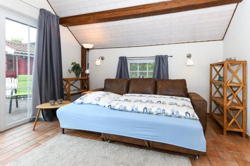 Postel nebo postele na pokoji v ubytování Ferienhaus Sternenklar