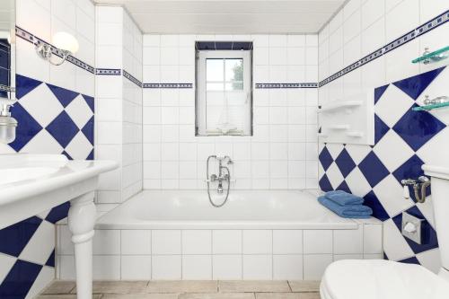 Koupelna v ubytování Ferienhaus Sternenklar