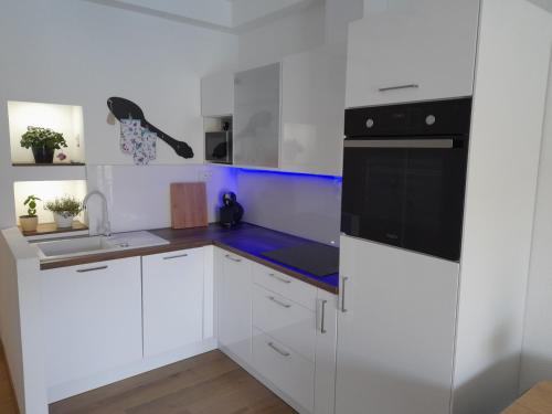 Dapur atau dapur kecil di Apartments Palma