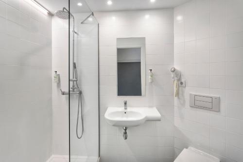 Koupelna v ubytování B&B HOTEL Albacete