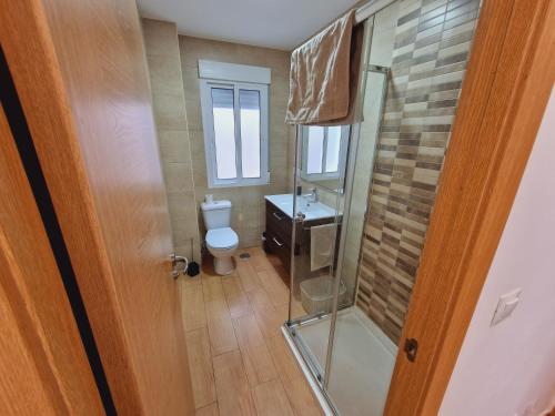 Kúpeľňa v ubytovaní Piso Reformado Pontevedra
