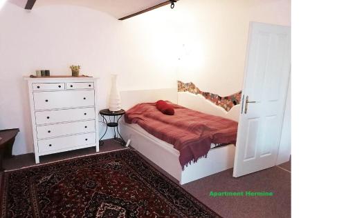 Postel nebo postele na pokoji v ubytování Ferienwohnung Herrmann Pottenhofen