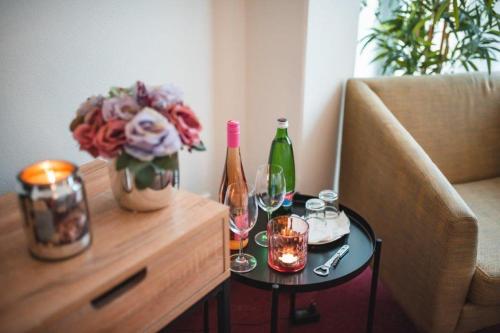  Hotel Lucia -  Room  picture :   Shower    TV    Hairdryer                           
