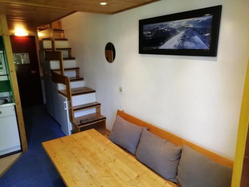 Studio duplex 5 pers. avec balcon exposé Sud-Ouest aux Arcs 1800 - FR-1-411-209