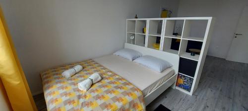 Posteľ alebo postele v izbe v ubytovaní River67 - Apartment in Rijeka