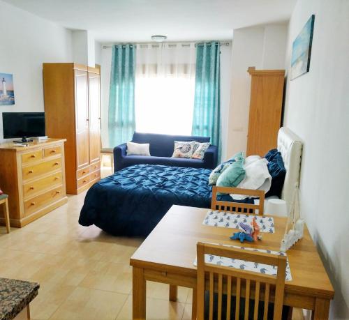 Posteľ alebo postele v izbe v ubytovaní Apartamento Domingo Lozano