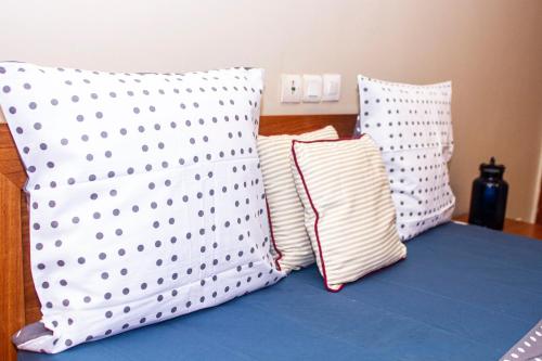 Ein Bett oder Betten in einem Zimmer der Unterkunft RESIDENCE rubis