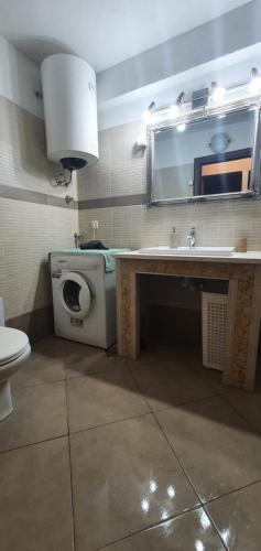 Dapur atau dapur kecil di Apartmani Sidro Senj