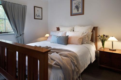 Voodi või voodid majutusasutuse Monigatti Cottage toas