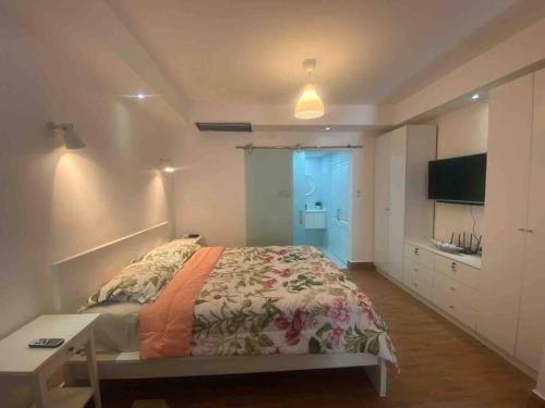 Säng eller sängar i ett rum på Espectacular Apartamento En Tanama Cap Cana