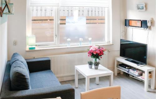 Μια τηλεόραση ή/και κέντρο ψυχαγωγίας στο Lovely Home In Egmond Aan Zee With Wifi