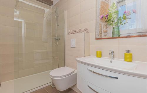 Koupelna v ubytování Stunning Home In Ljubotic With Sauna, Wifi And 4 Bedrooms