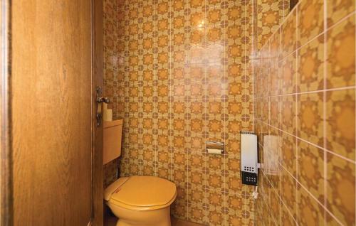 Koupelna v ubytování Ferienhaus In Moschendorf