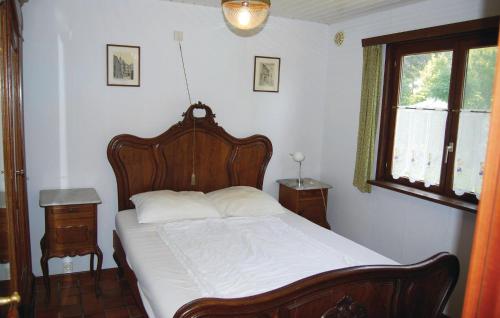 Tempat tidur dalam kamar di Groene Vallei